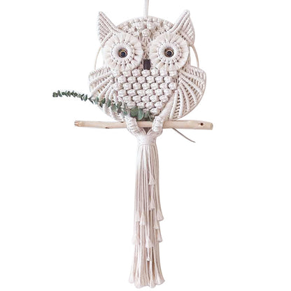 Hand-Woven Owl Tapestry Kit - Craft Your Own Whimsical Wall Decor