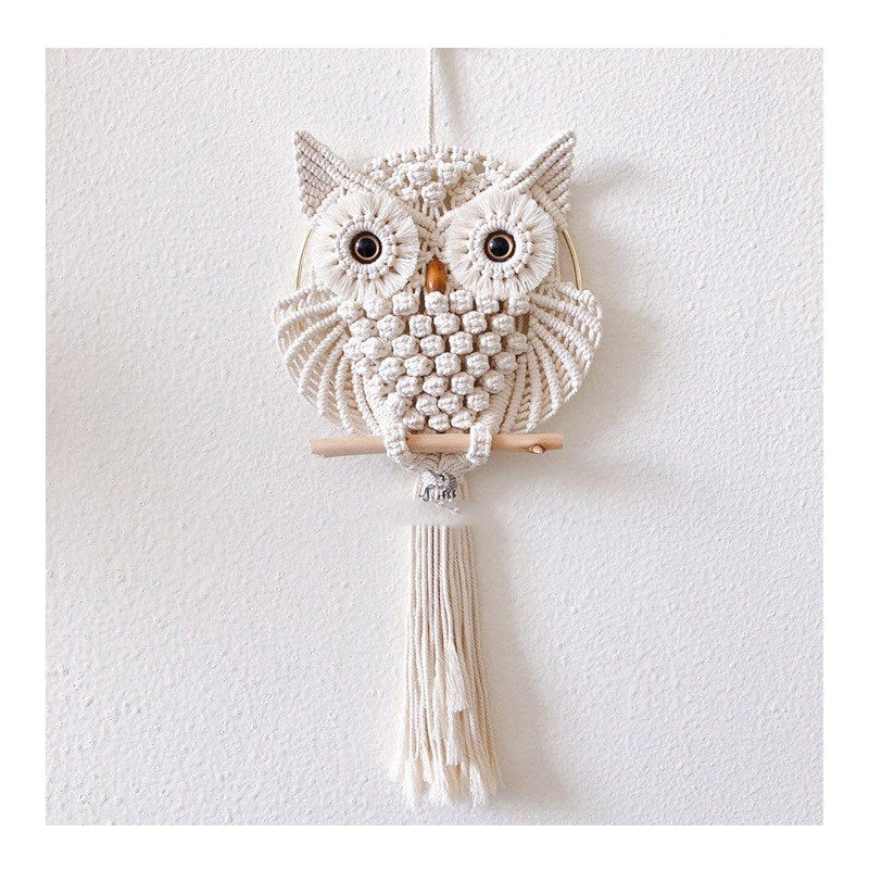 Hand-Woven Owl Tapestry Kit - Craft Your Own Whimsical Wall Decor