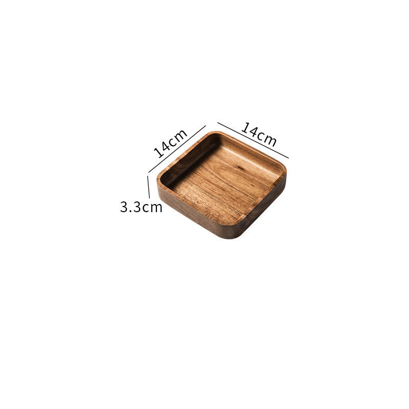 Elevate Your Dining Experience - Rectangular Deep Wood Plates