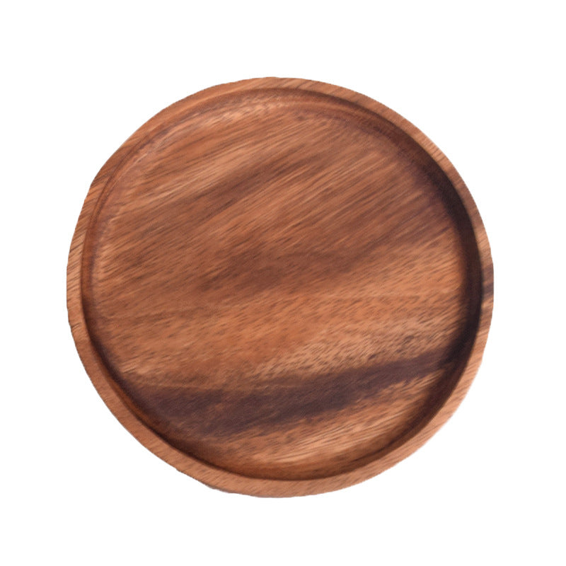 Simplicity in Form - Round Wooden Plate Collection