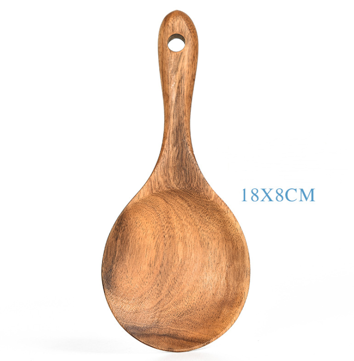 Timeless Teak Treasures - Premium Natural Wood Kitchen Tools Collection