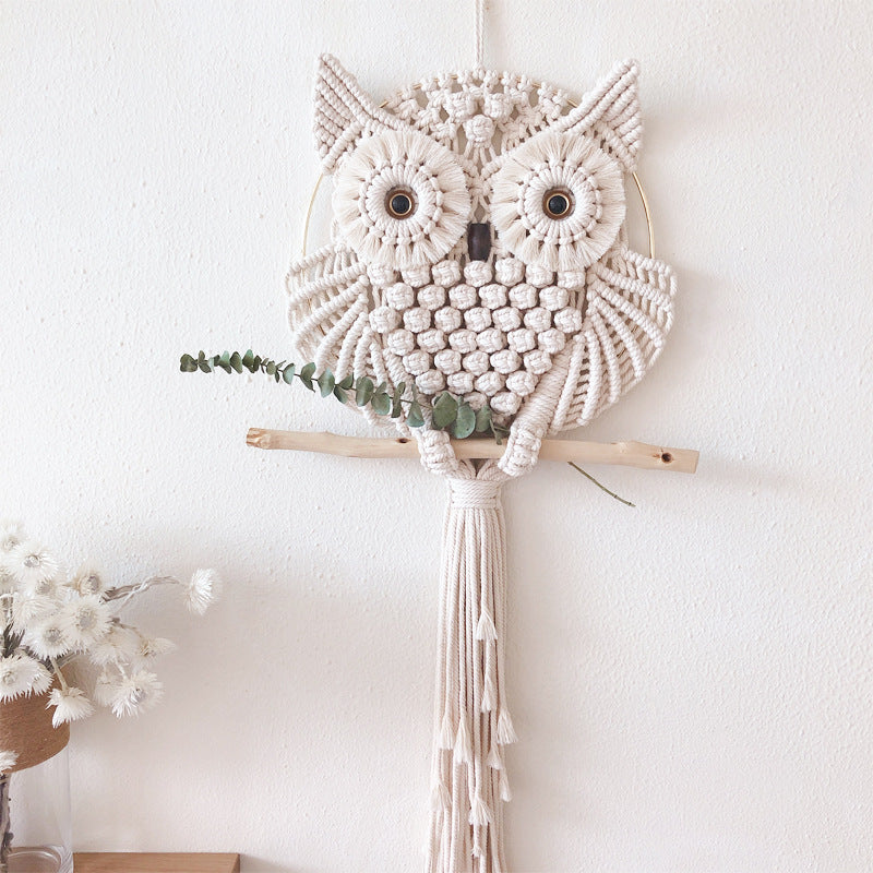 Hand-Woven Owl Tapestry Kit - Craft Your Own Whimsical Wall Decor