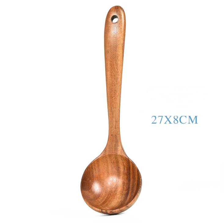 Timeless Teak Treasures - Premium Natural Wood Kitchen Tools Collection