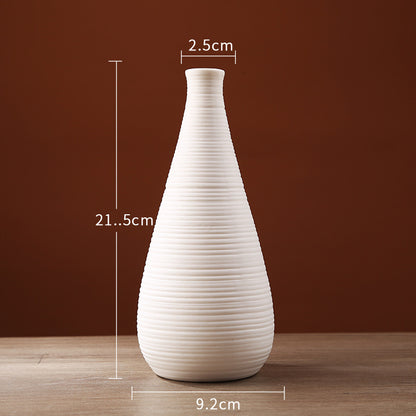 Elegant Simplicity - Ceramic Vase for Your Tranquil Living Room