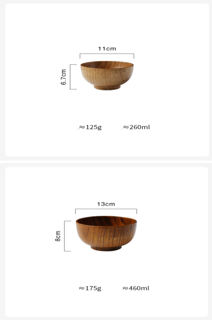 Elegant Echoes from the East - Authentic Japanese Wooden Bowls