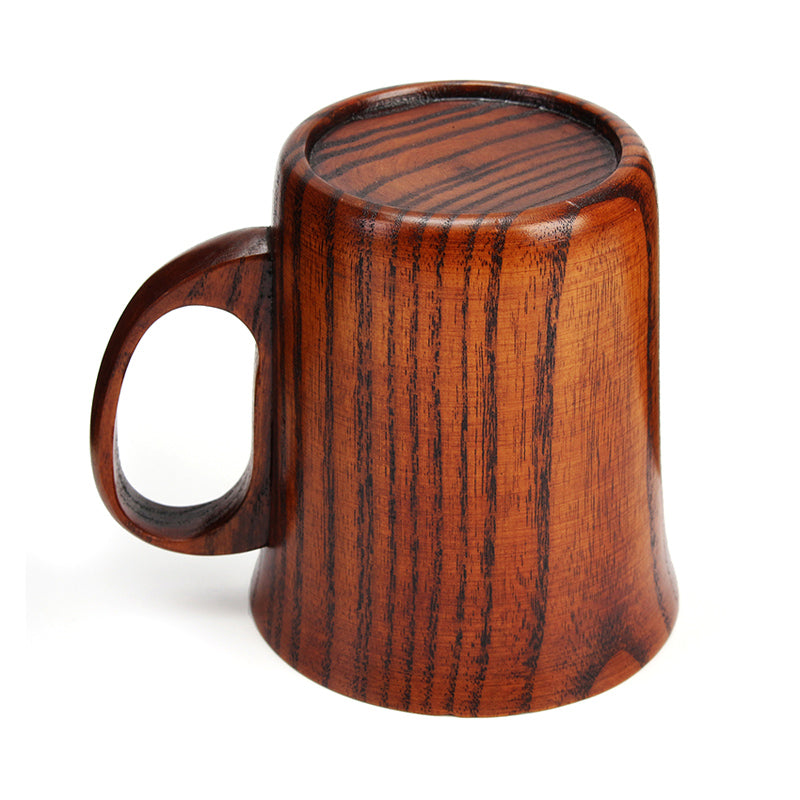 Zen Elegance - The Retro Japanese-Style Literary Wooden Mug