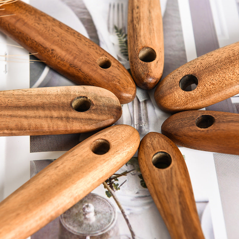 Timeless Teak Treasures - Premium Natural Wood Kitchen Tools Collection