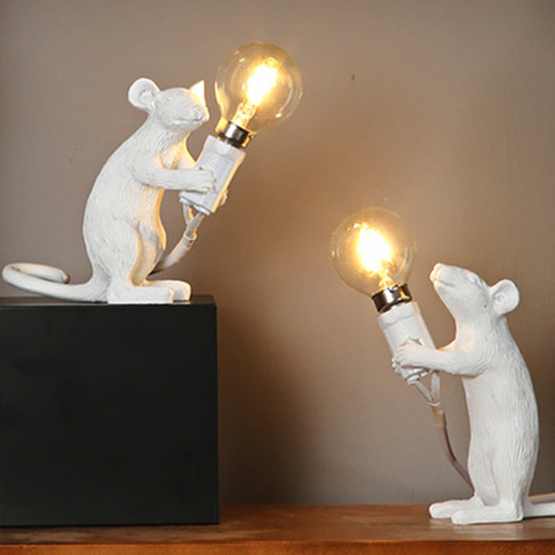 Nordic Whimsy: Mini Mouse LED Table Lamp - A Chic Fusion of Modernity and Playfulness