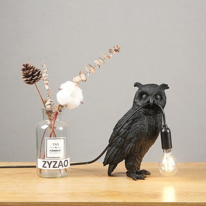 Luminescent Elegance: The Owl Table Lamp - A Symbol of Wisdom Illuminating Your Space