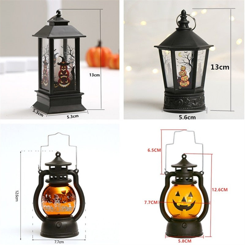 Haunted Elegance: Halloween LED Candle Light Collection - Vintage Charm for Spooky Celebrations