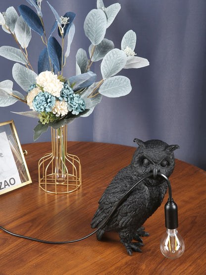 Luminescent Elegance: The Owl Table Lamp - A Symbol of Wisdom Illuminating Your Space