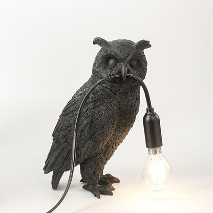 Luminescent Elegance: The Owl Table Lamp - A Symbol of Wisdom Illuminating Your Space