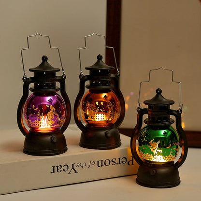 Haunted Elegance: Halloween LED Candle Light Collection - Vintage Charm for Spooky Celebrations