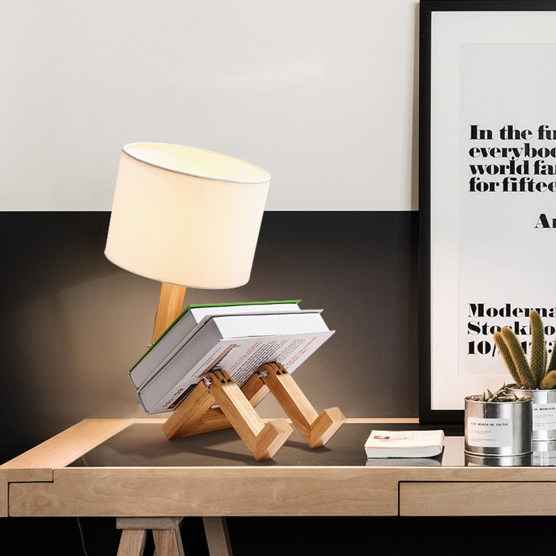 Sanoni's Nordic Robot LED Desk Lamp - A Mesmerizing Fusion of Artistry and Charm