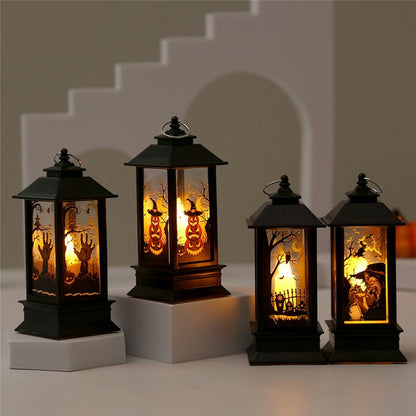 Haunted Elegance: Halloween LED Candle Light Collection - Vintage Charm for Spooky Celebrations