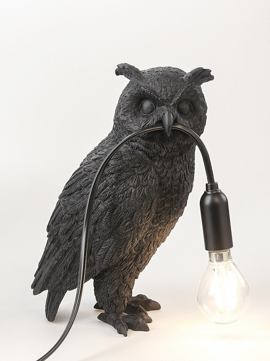 Luminescent Elegance: The Owl Table Lamp - A Symbol of Wisdom Illuminating Your Space