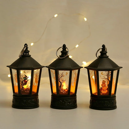 Haunted Elegance: Halloween LED Candle Light Collection - Vintage Charm for Spooky Celebrations