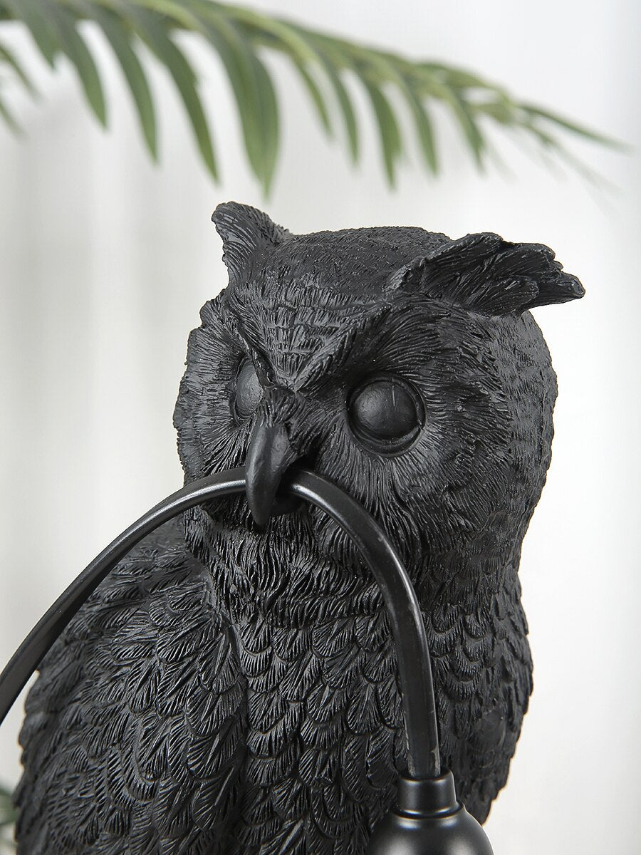 Luminescent Elegance: The Owl Table Lamp - A Symbol of Wisdom Illuminating Your Space