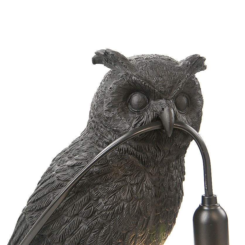 Luminescent Elegance: The Owl Table Lamp - A Symbol of Wisdom Illuminating Your Space