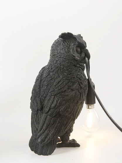 Luminescent Elegance: The Owl Table Lamp - A Symbol of Wisdom Illuminating Your Space