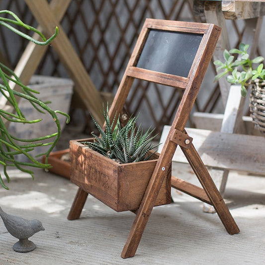 Elevate Your Garden - Solid Wood Flower Box with a Touch of Elegance